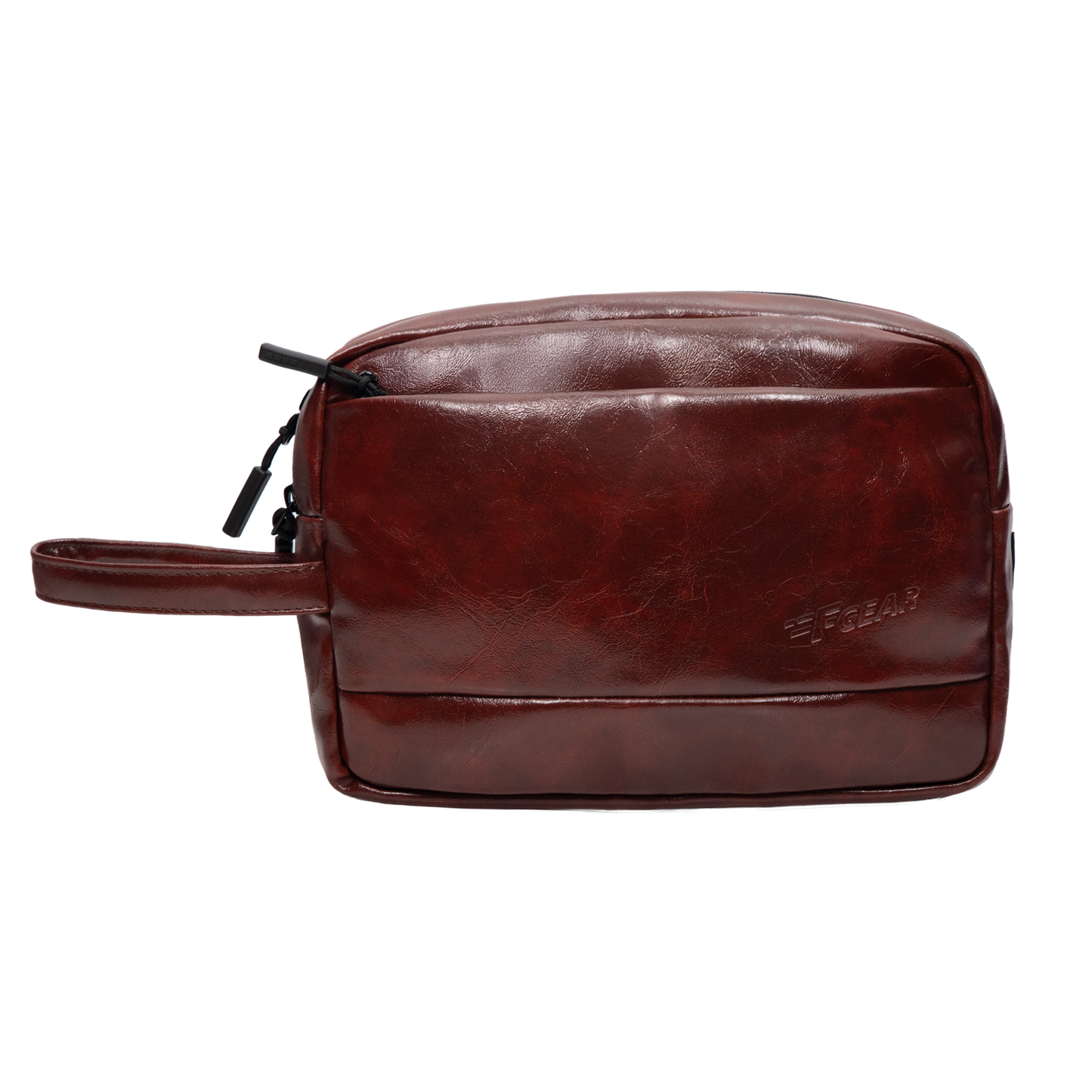 Elon Walnut Brown Travel Kit Pouch