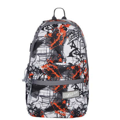Ferris 7 L Graphic Black Orange Backpack