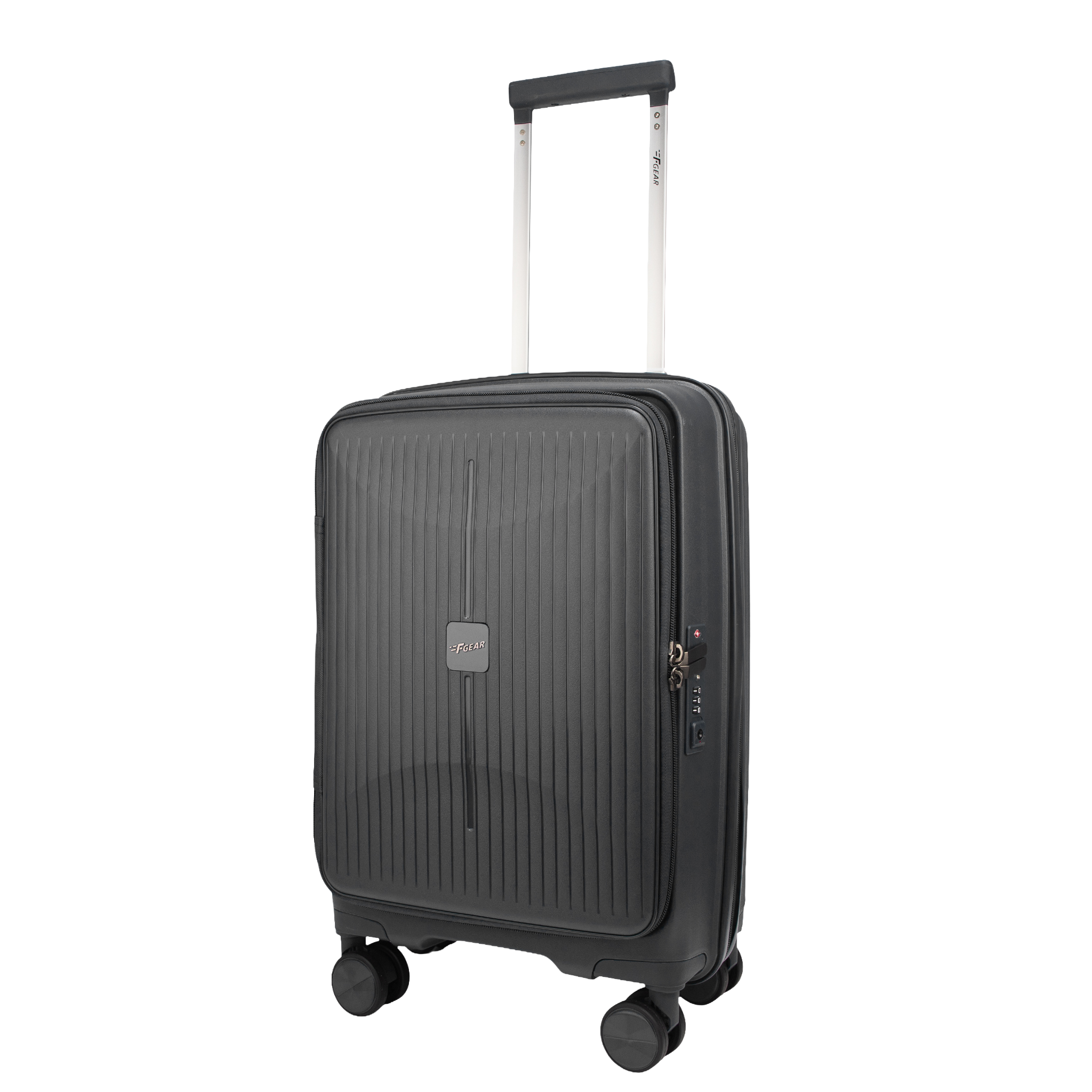 F Gear Myton Small Front Opening Dark Grey Cabin Strolley