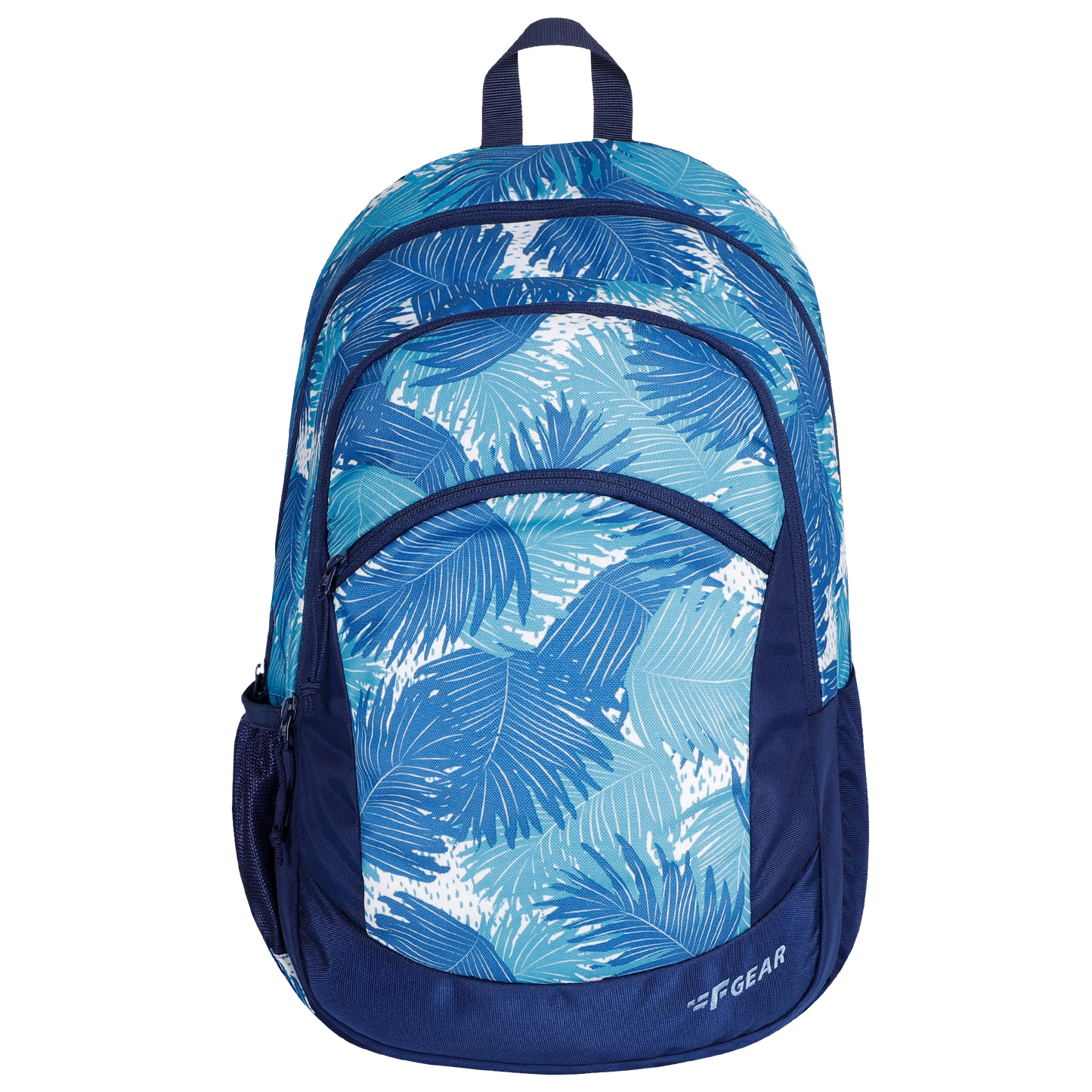 Nico 17L Ferns Aqua Navy Blue Backpack