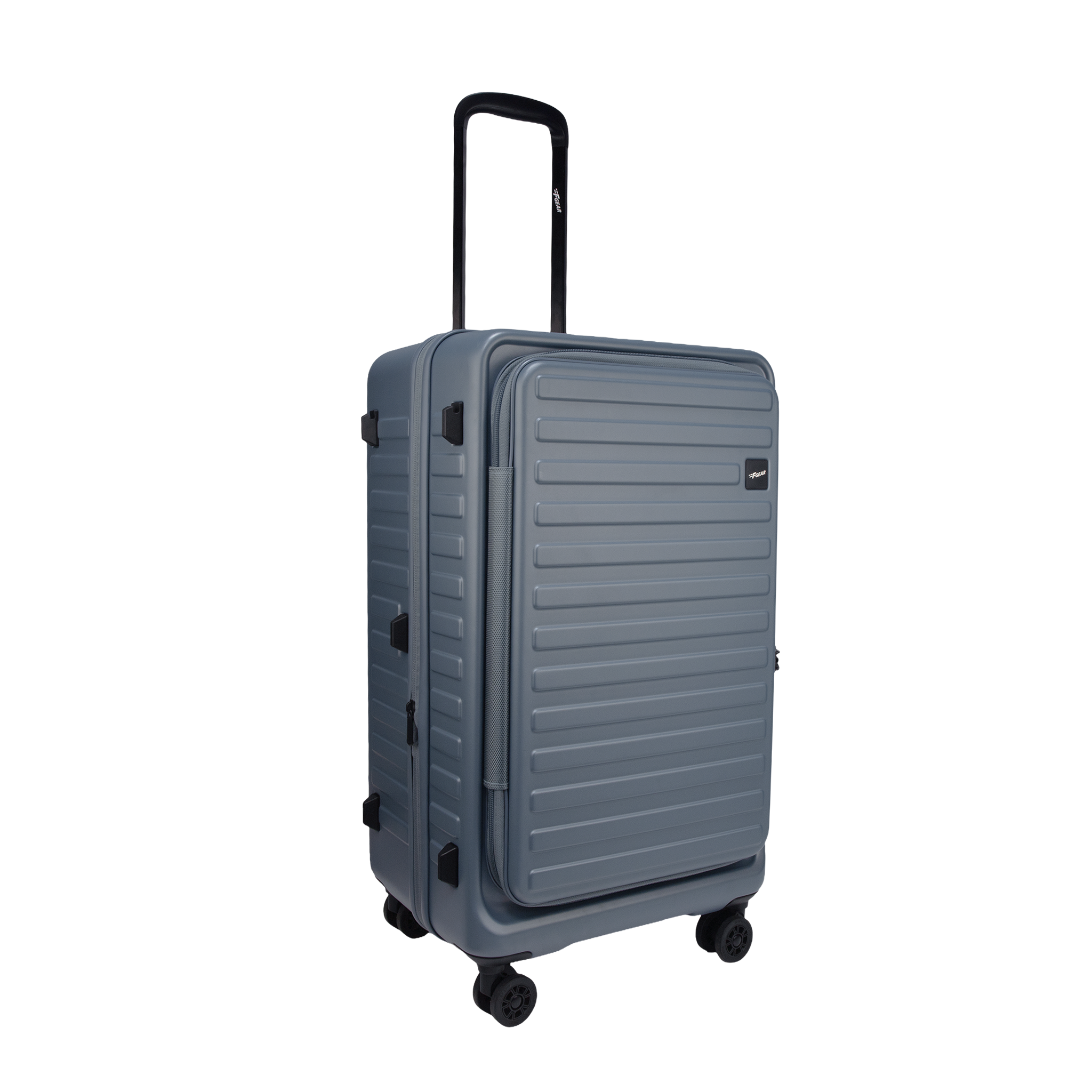 Windsor Stone Blue 68 cms Medium Front Opening Trunk-Style Check-in Strolley with Expander