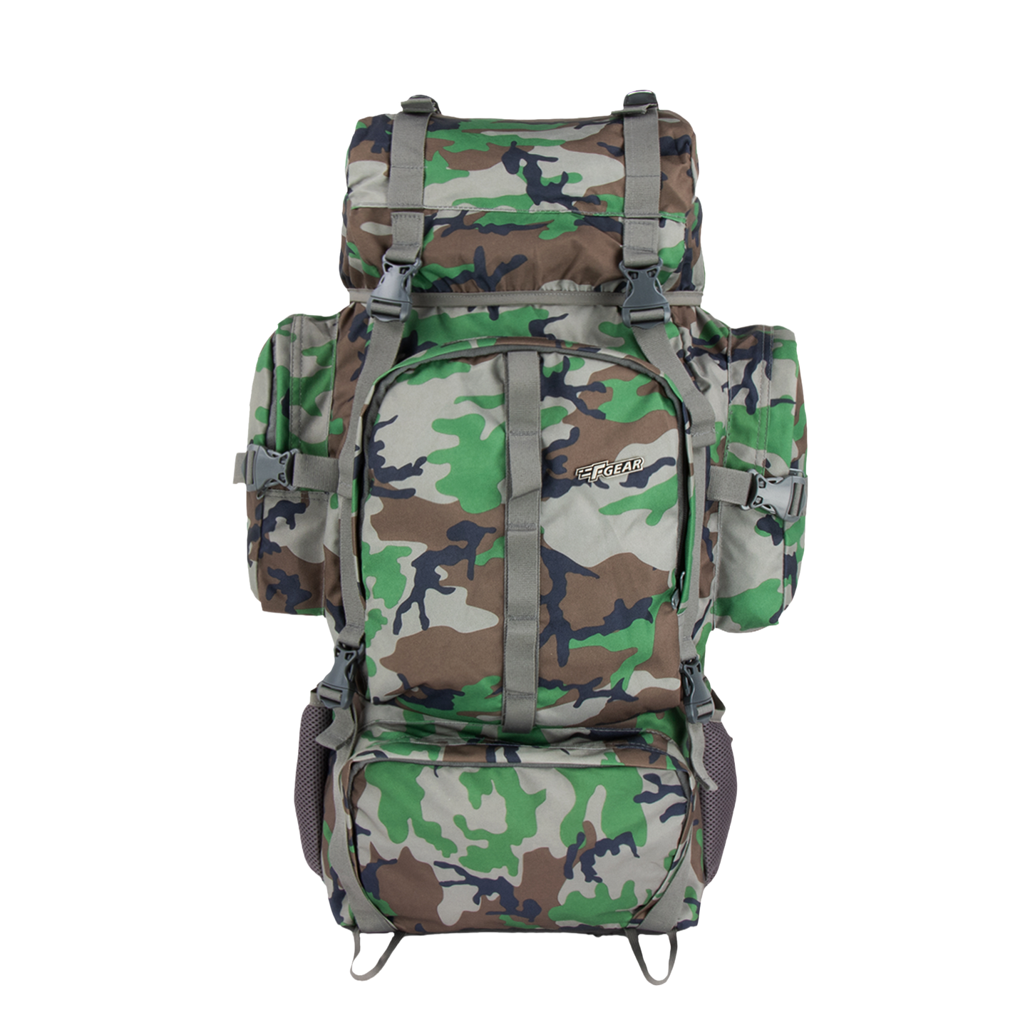 Military Neutron 50L Woodland A Camo Rucksack