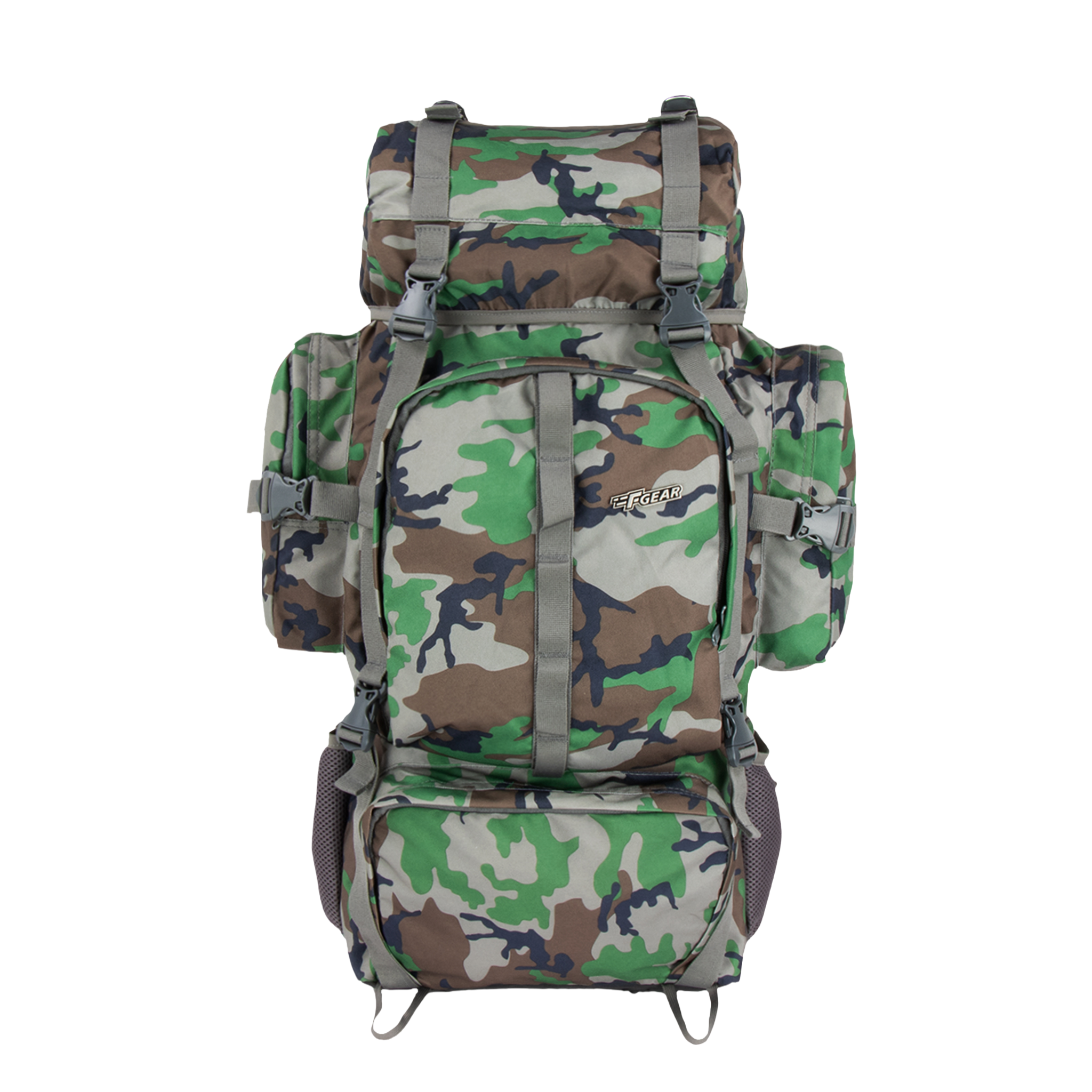 Military Neutron 50L Woodland A Camo Rucksack
