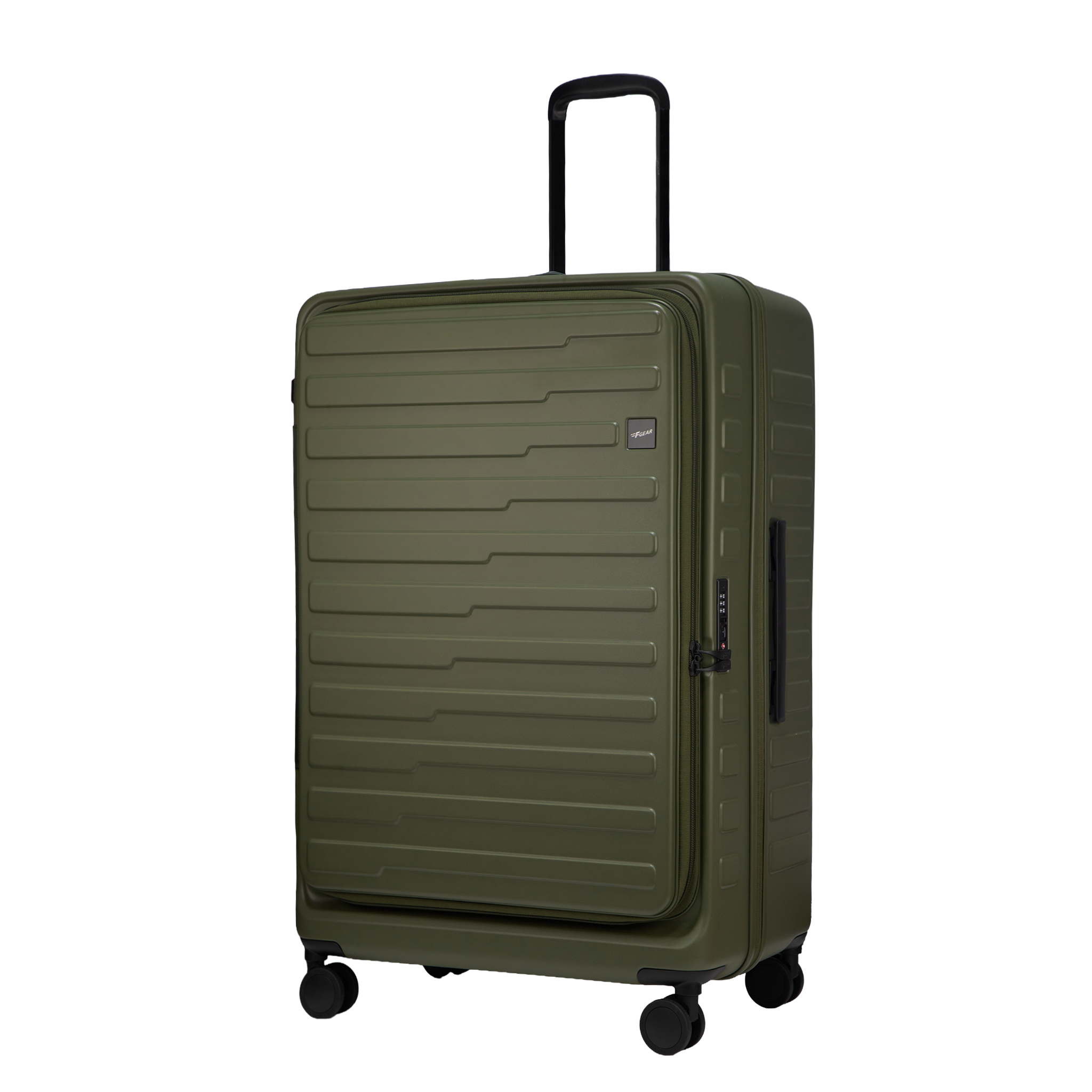 Sedona Large Army Green 79 cms Front-Opening Strolley