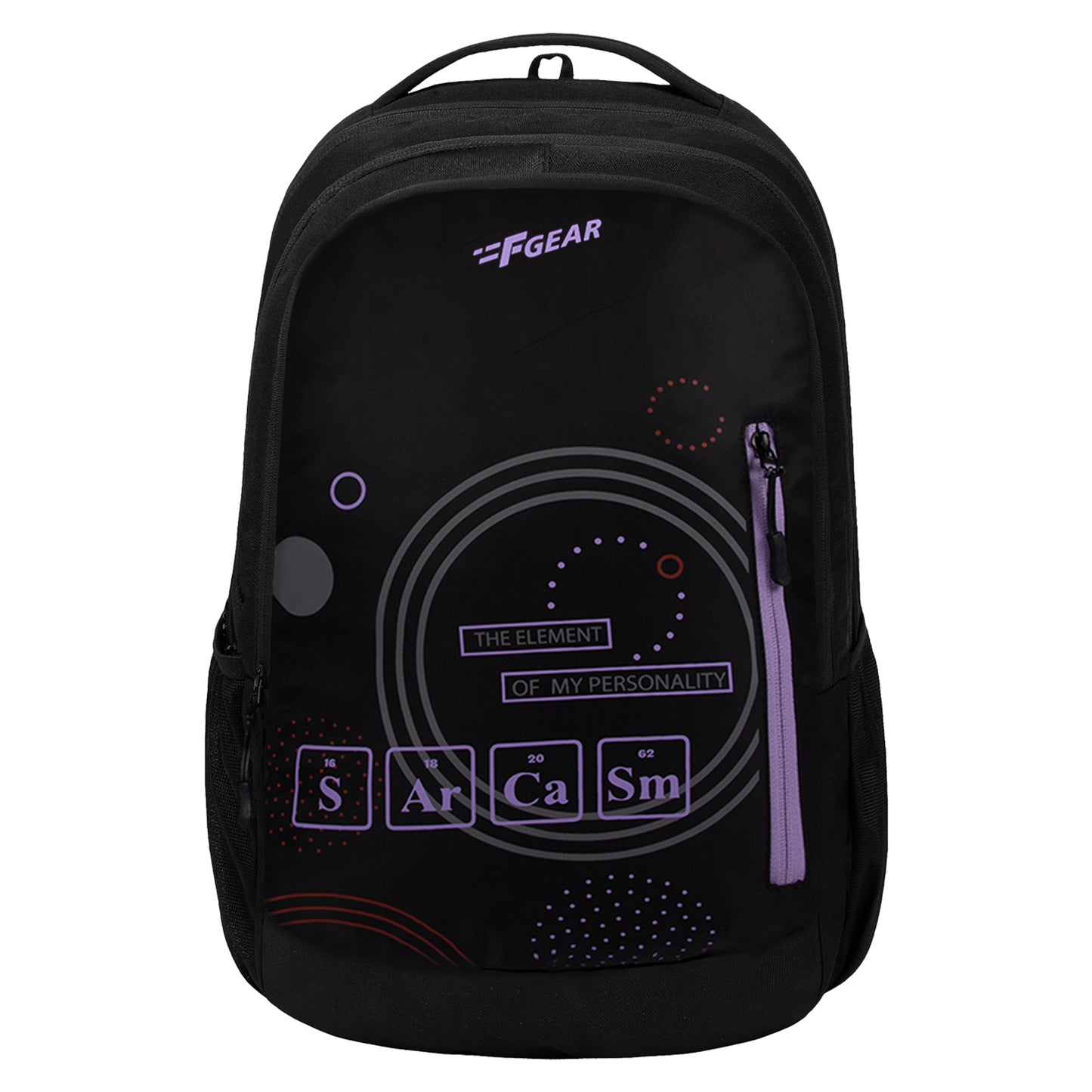 Sarcy 36L Black Backpack with Raincover