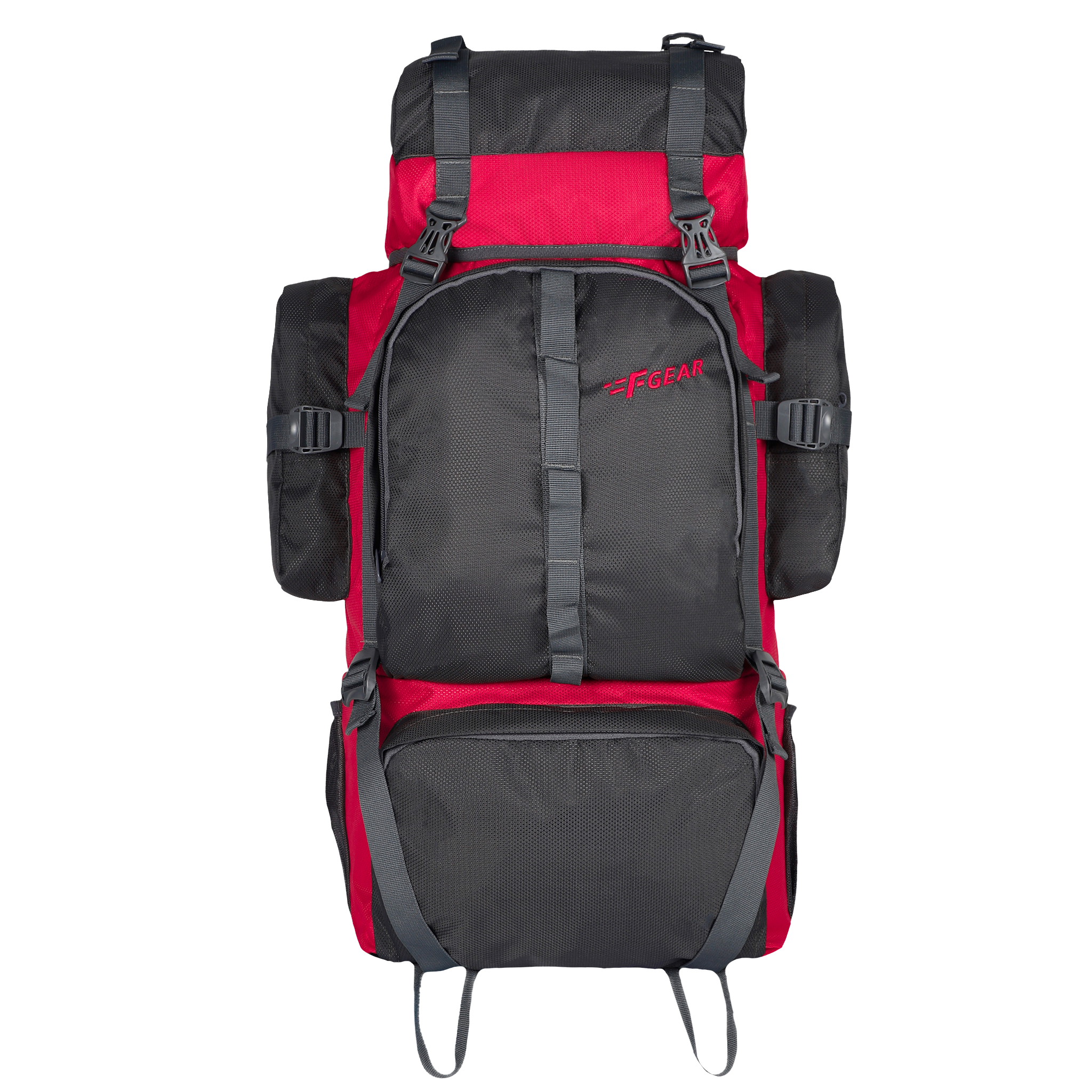 Otto 58L Grey Red Rucksack