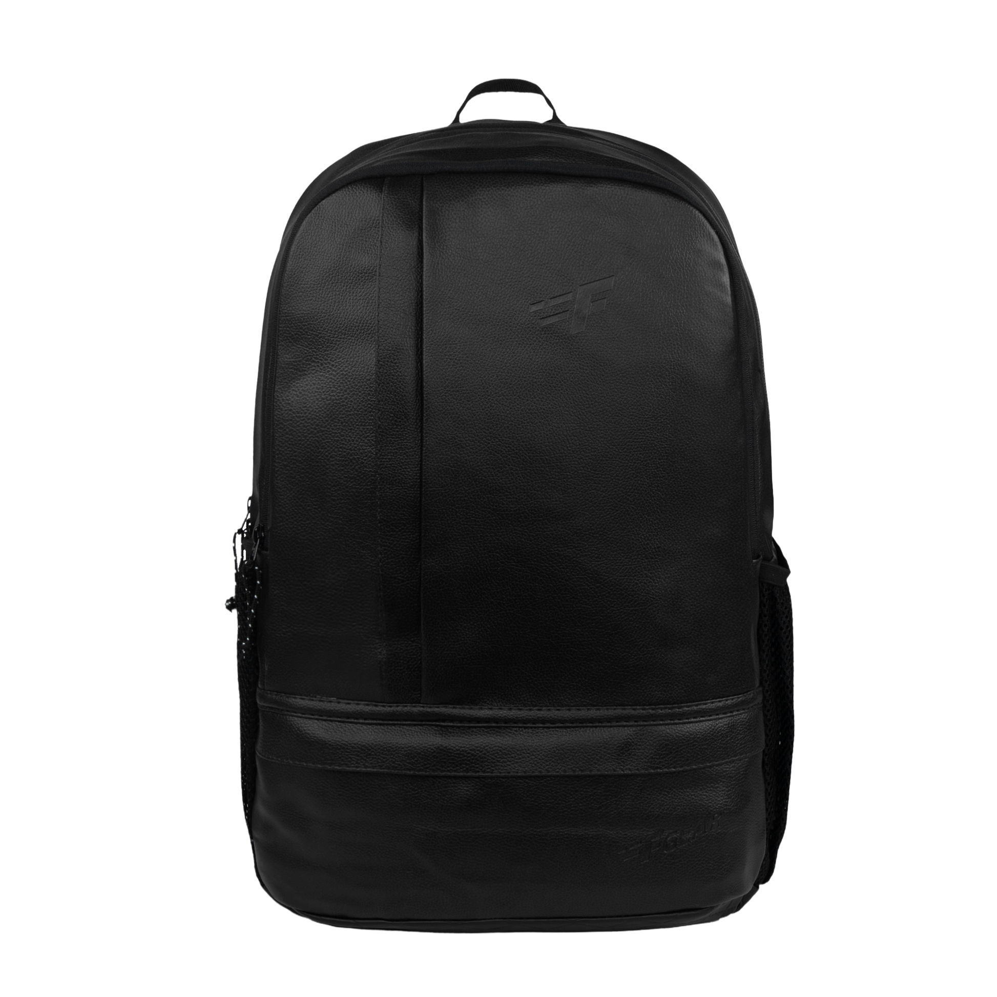 Burner 22L Black Art Leather Laptop Backpack - Main Image
