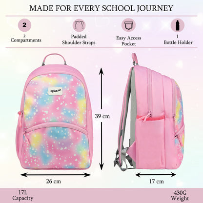 Brio L 17L Candy Sky Pink Backpack