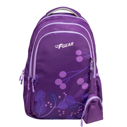 Century Dark Purple 27L Laptop with Raincover