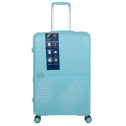 Sentinel 28" Turtle Blue Expandable Large Check-in Suitcase