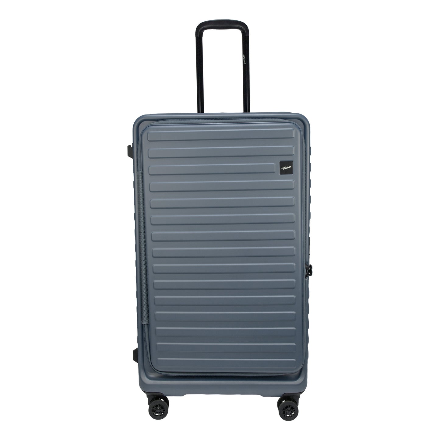 Windsor Stone Blue 76 cms Large Front Opening Trunk-Style Check-in Strolley with Expander