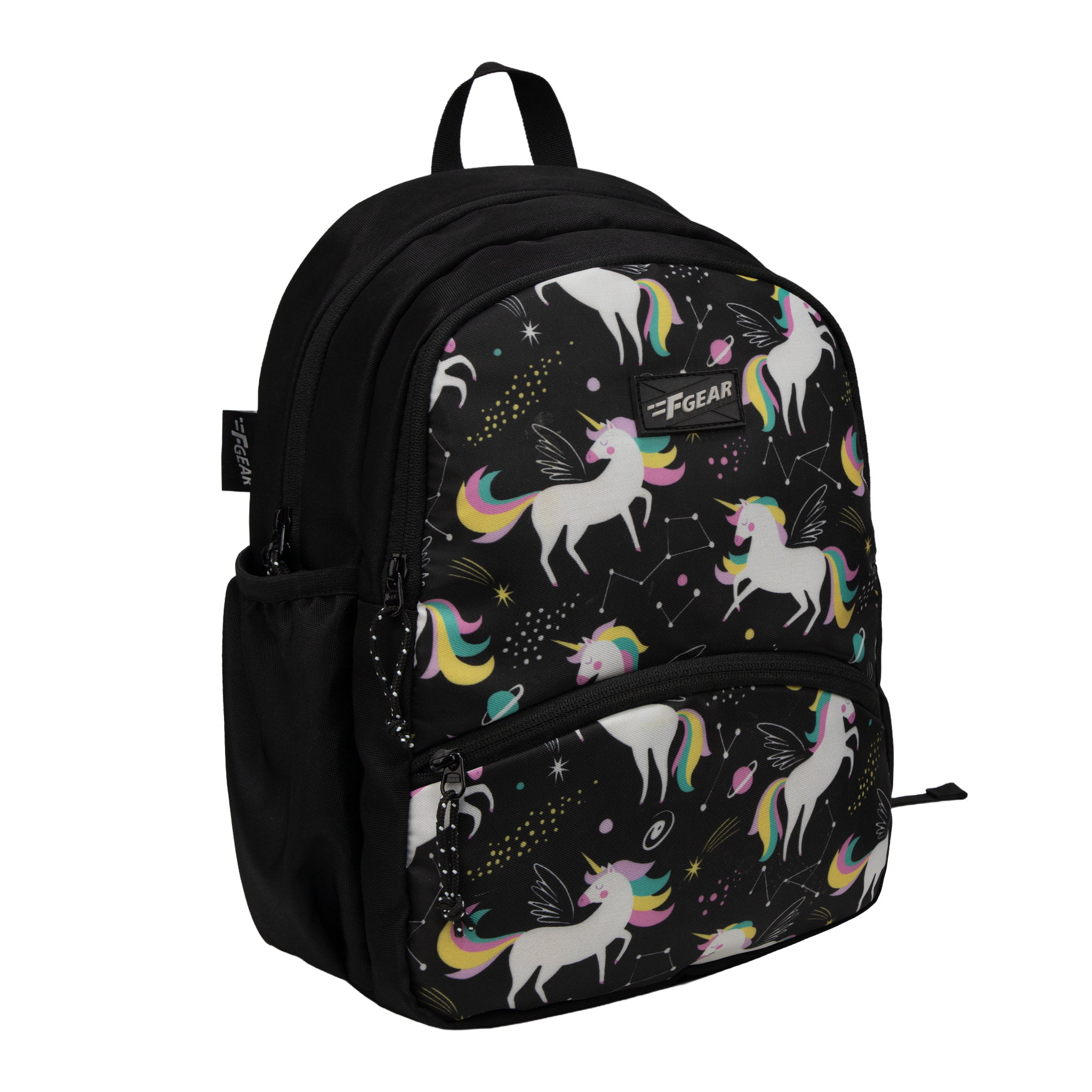 Brio 13L Black Unicorn Kids Backpack