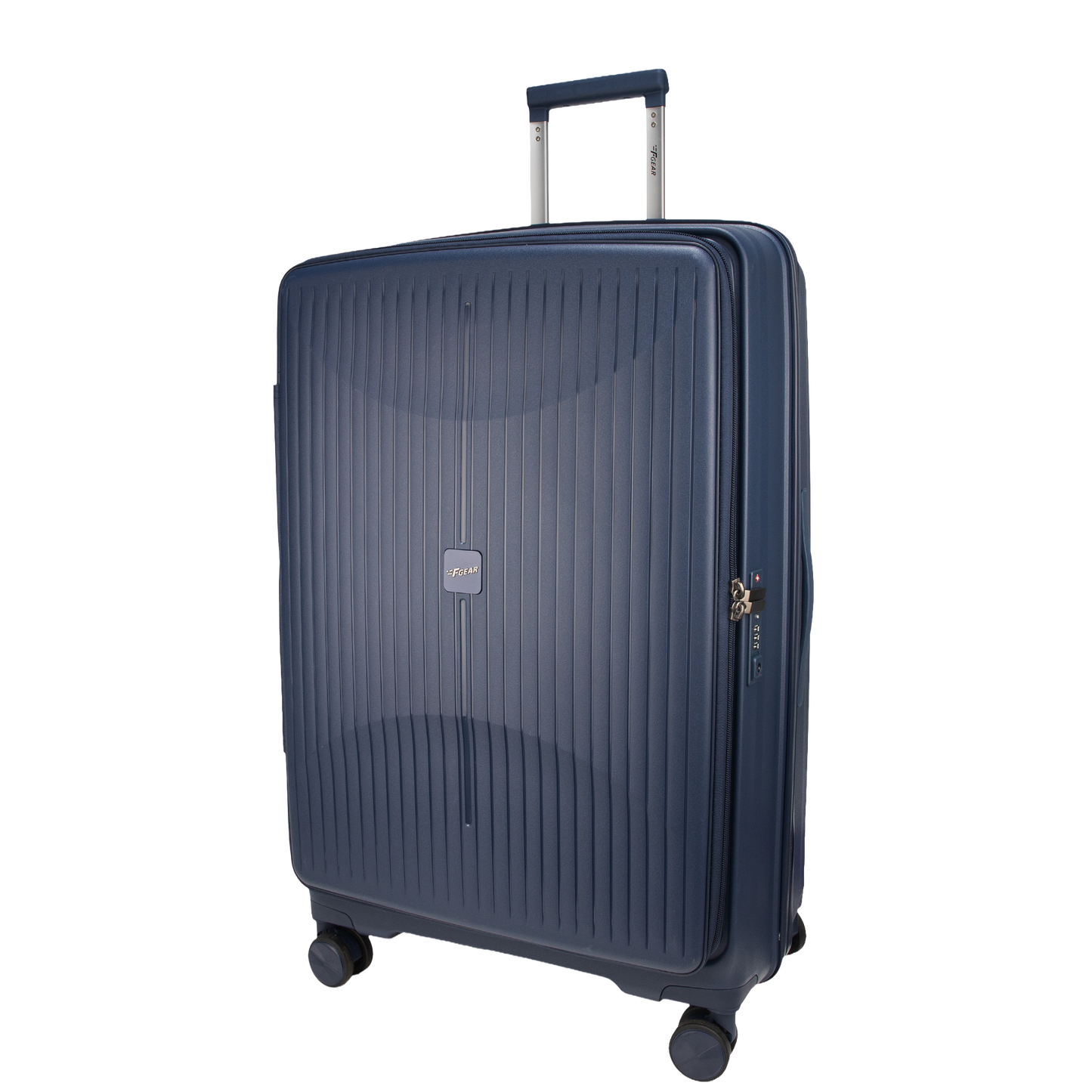 F Gear Myton Large Front Opening Navy Check-in Strolley