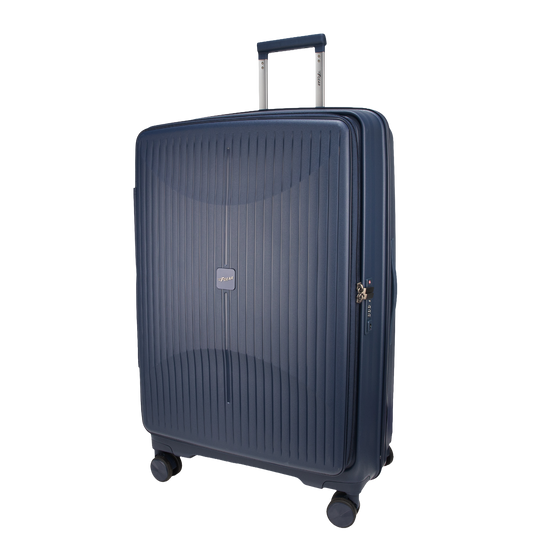 Myton Large Front Opening Navy Check-in Strolley