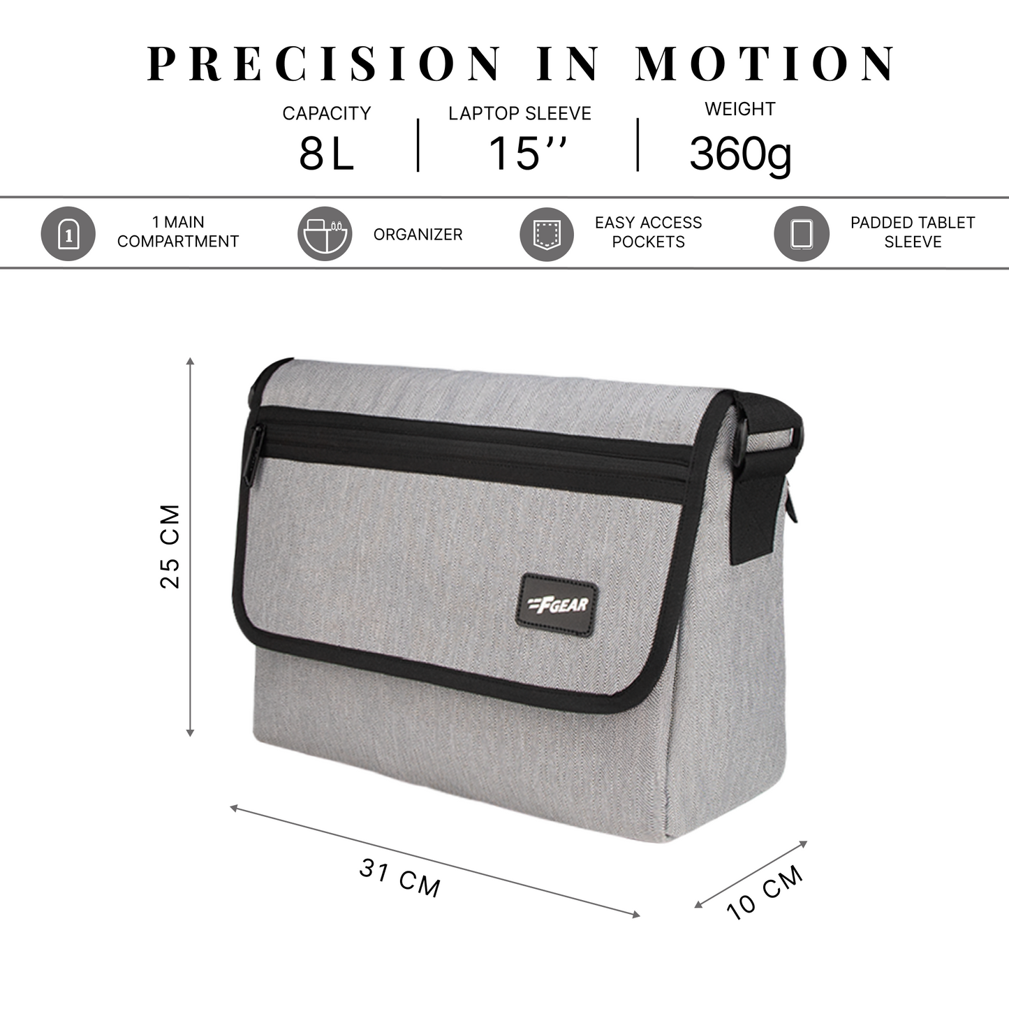 Kyoto Grey Sling Bag