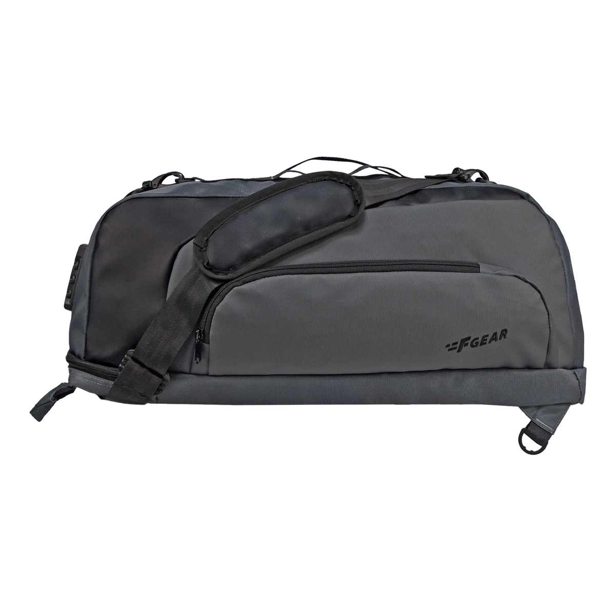 Thunder 37L Grey Convertible Backpack cum Duffel