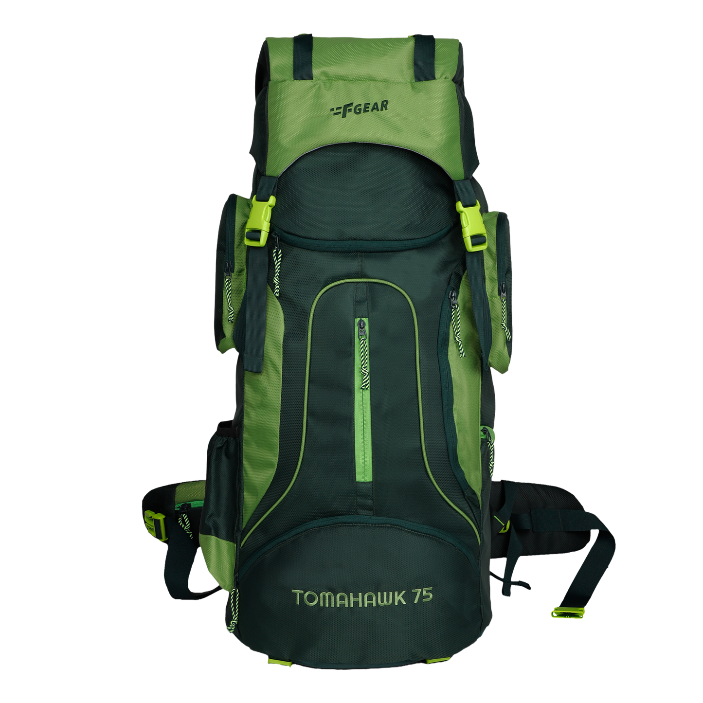 Tomahawk 75L Spruce Forest Green Rucksack with raincover