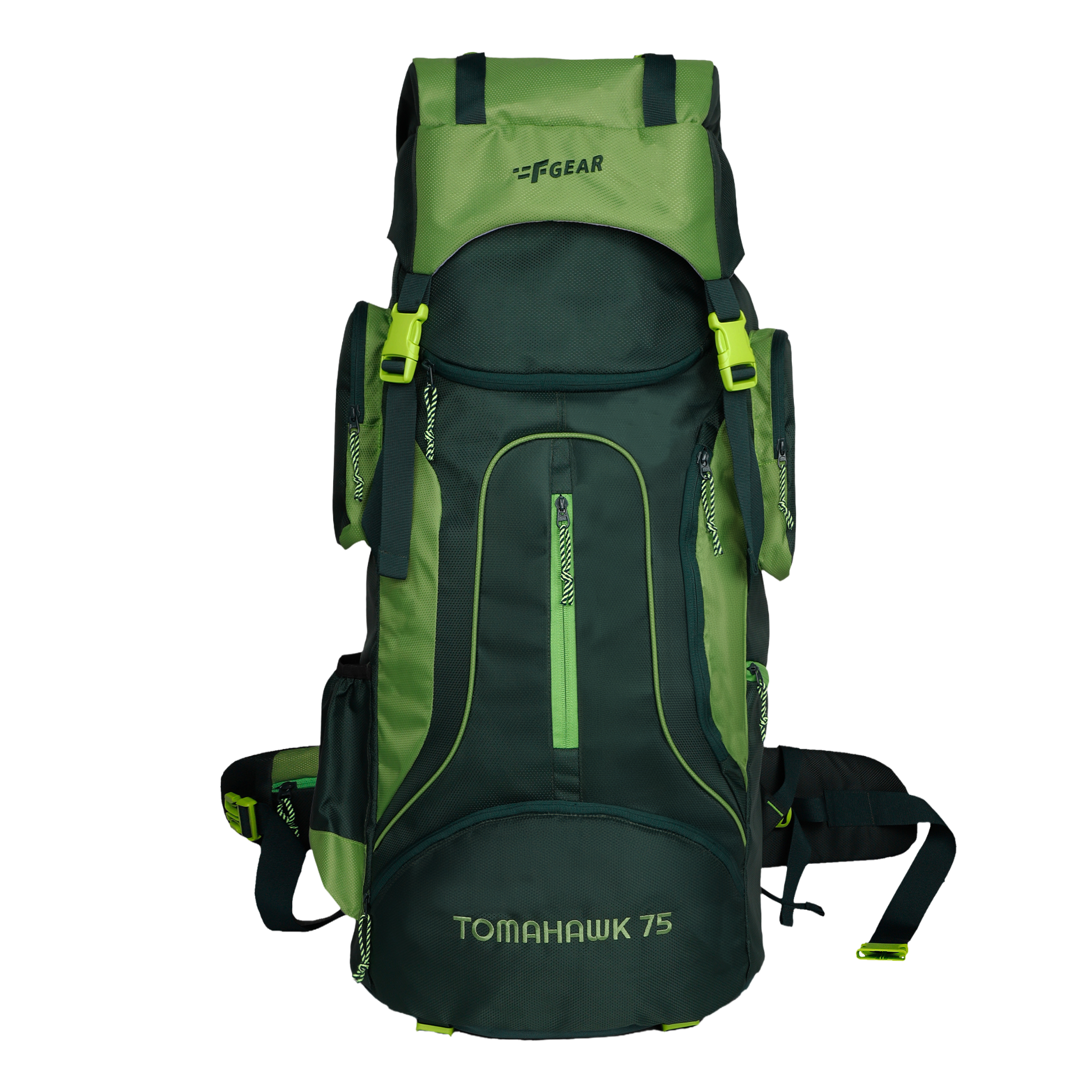 Tomahawk 75L Spruce Forest Green Rucksack with raincover