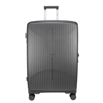 F Gear Myton Large Front Opening Dark Grey Check-in Strolley
