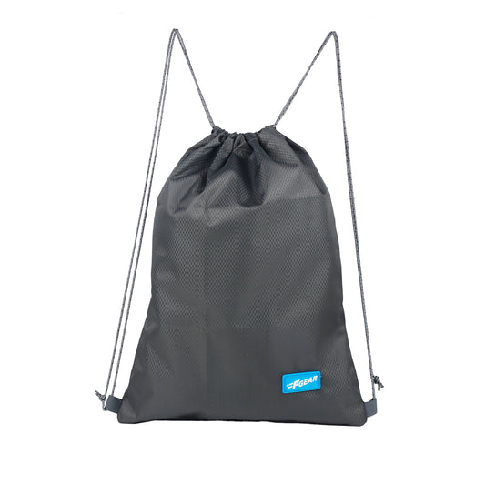 String V2 8L Grey Drawstring Bag