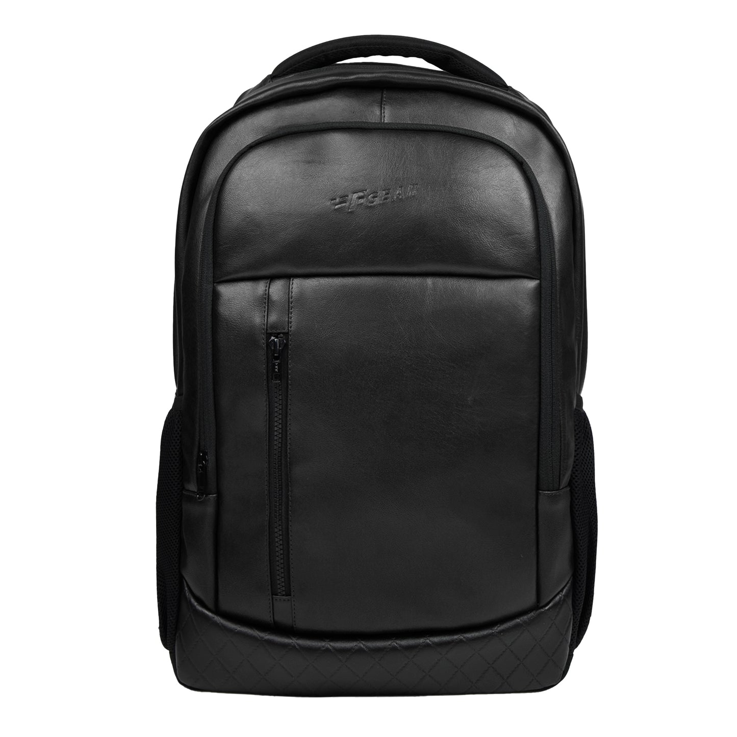 Bering 28L Black Art Leather Laptop Backpack