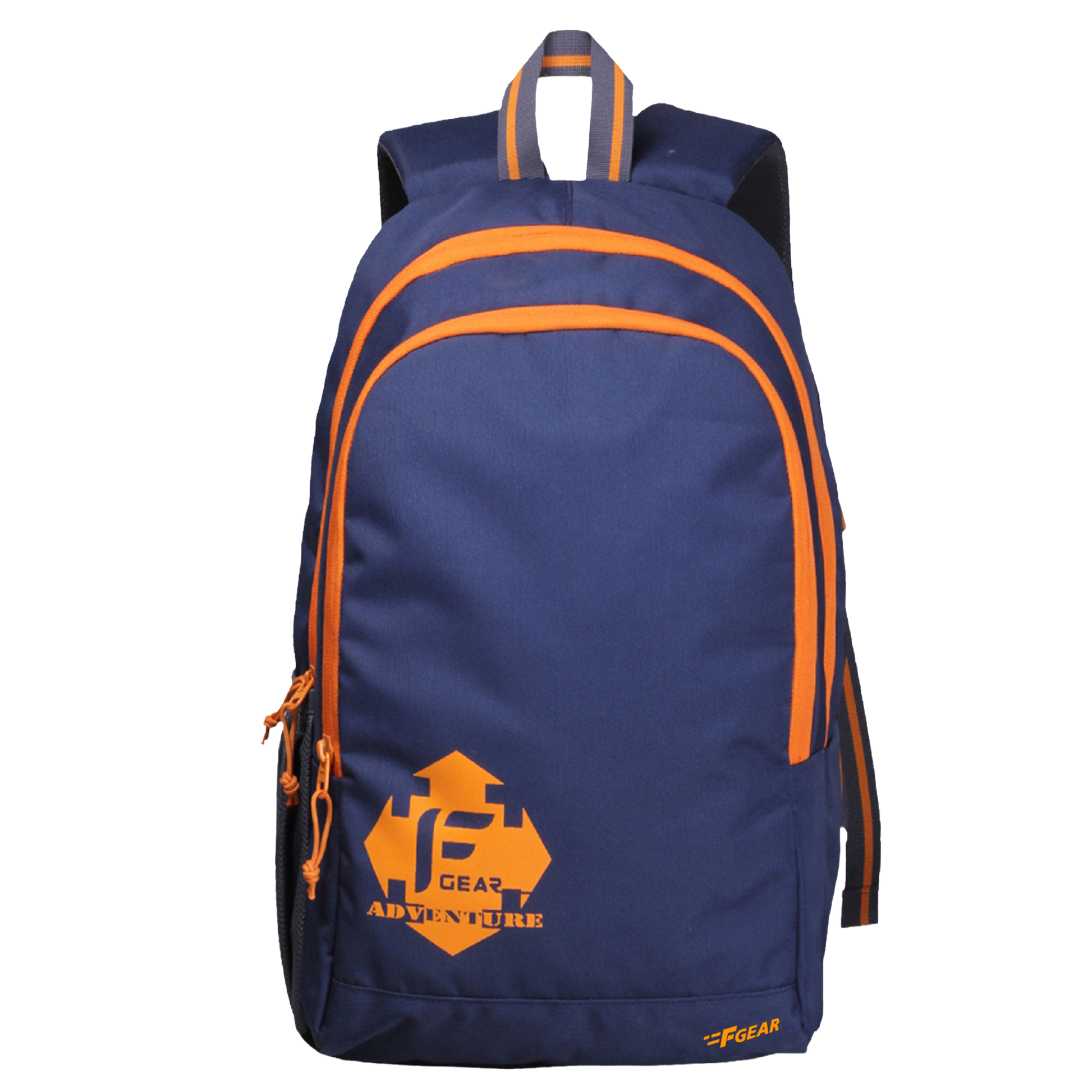 F Gear Castle Orange School Bag Stylish, Trendy, College Laptop