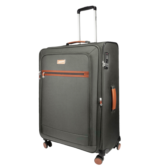F Gear SoftAir Medium Grey Check-in Suitcase