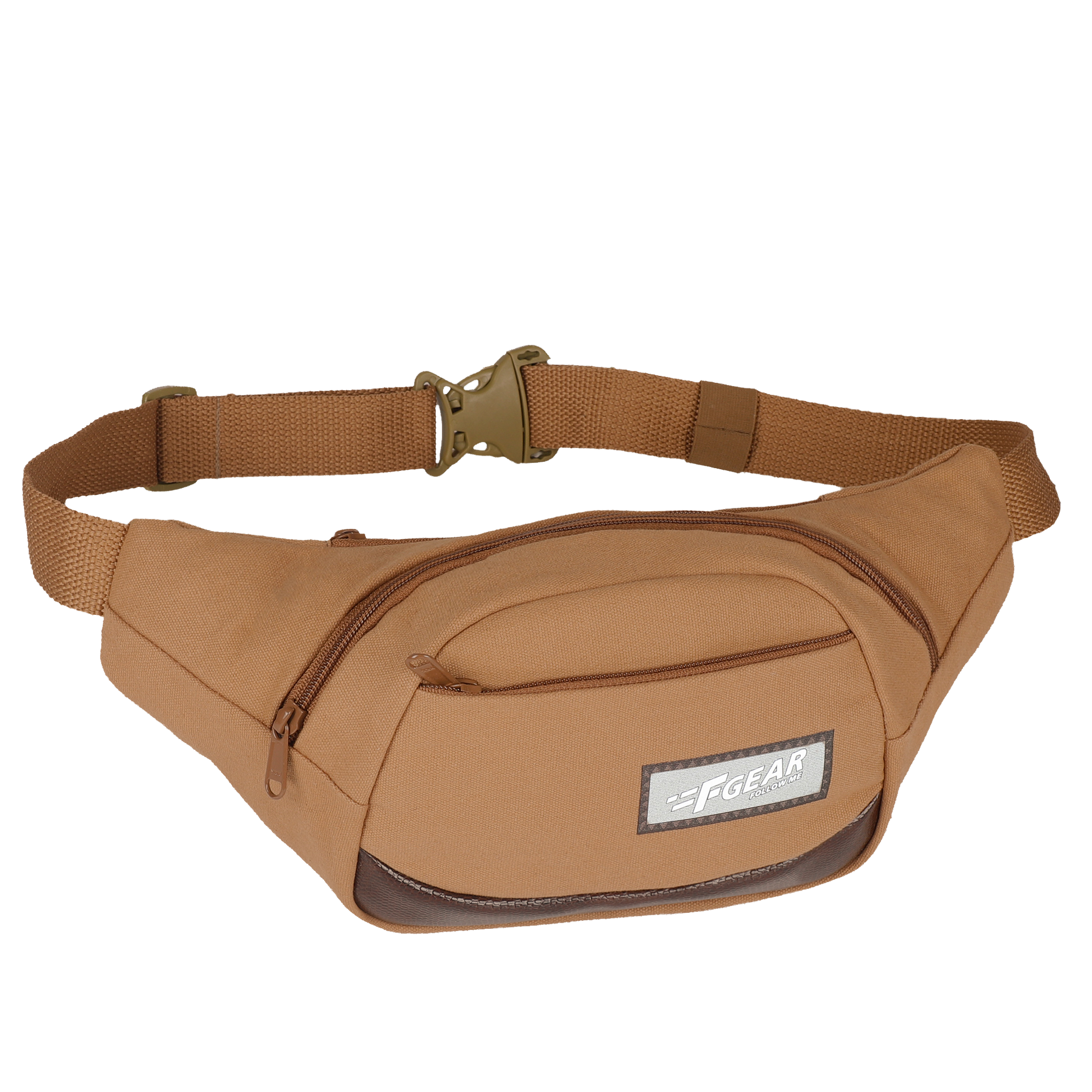 Touche Khaki Canvas 4L Waist Pouch – FGEAR.in