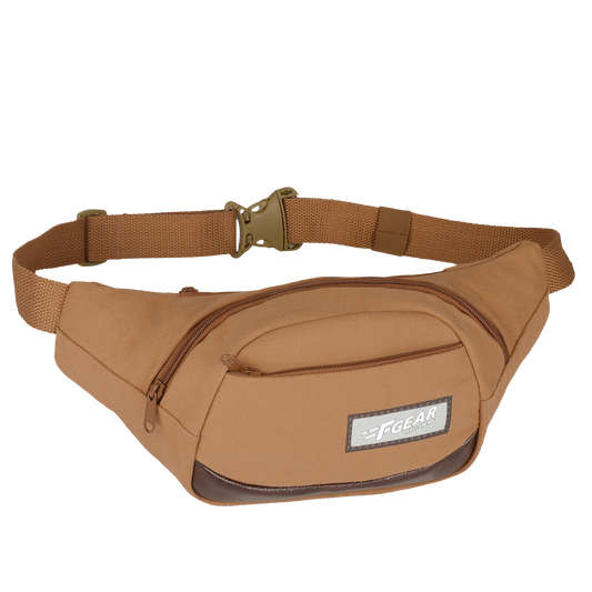 Touche Khaki Canvas 4L Waist Pouch