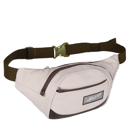 Touche Beige Canvas 4L Waist Pouch