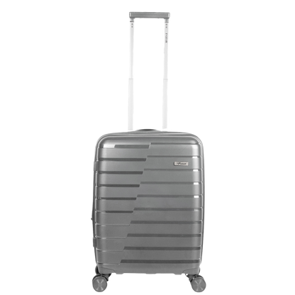 Bastion 20" Light Grey Expandable Small Carry-On Luggage Suitcase