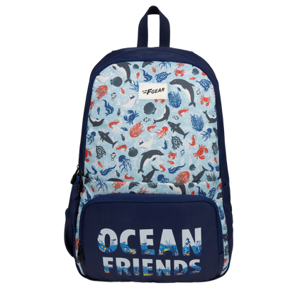 Playcraft  19L Blue Ocean Friends Backpack Backpack