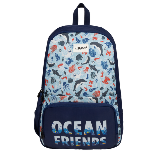 Playcraft  19L Blue Ocean Friends Backpack Backpack