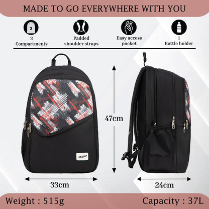 Polaris 37L Black Backpack