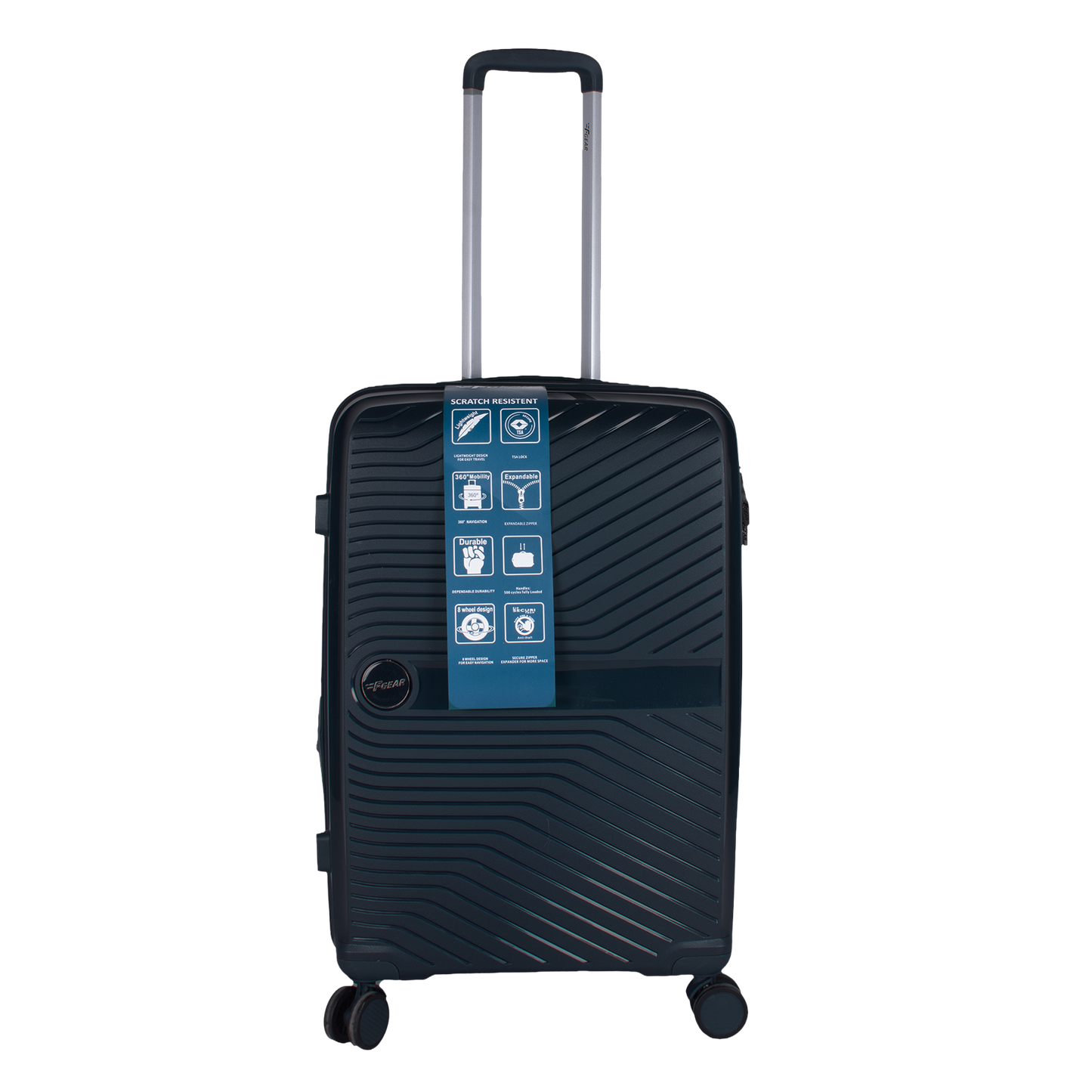 Sentinel 28" Dark Blue Expandable Large Check-in Suitcase