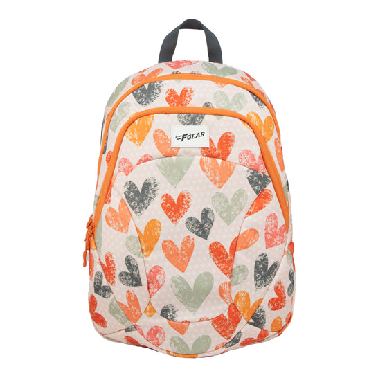 Celeste 12L Peach Hearts Backpack