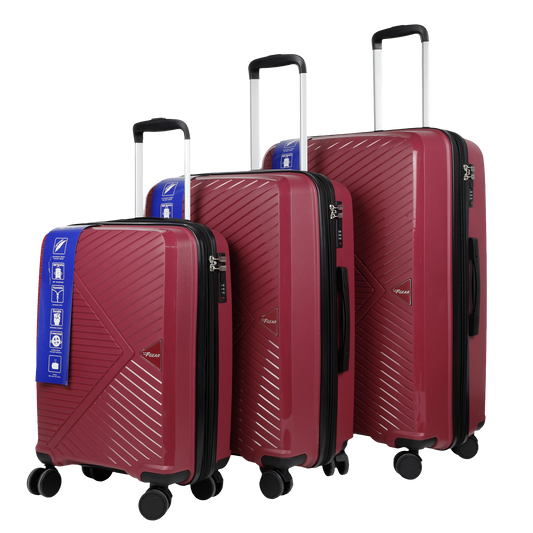 Goliath Rosebud Expandable Cabin Suitcase Set of 3