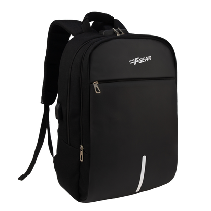 Omega 25L Black Laptop Backpack