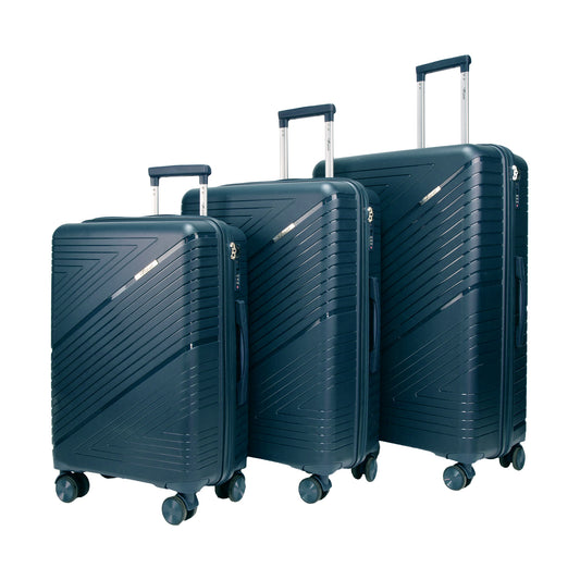 Aegis Prussian Blue Set of 3 Suitcases