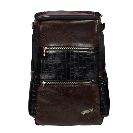 Tyndall 25L Tan Vegan Leather Laptop Backpack