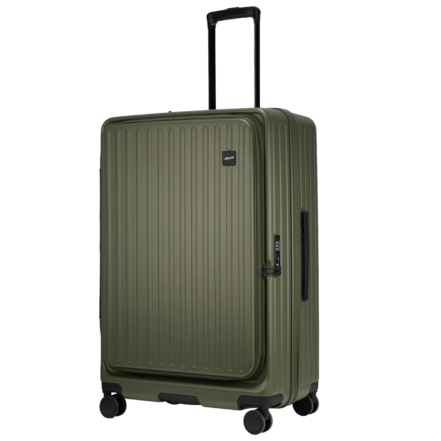 Montreal Large Army Green 76 cms Front-Opening Strolley