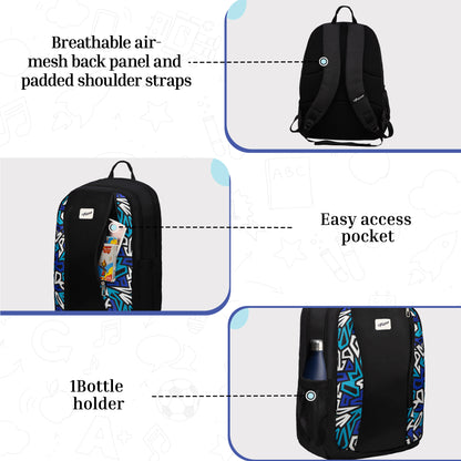 Nitro 38L Black Backpack