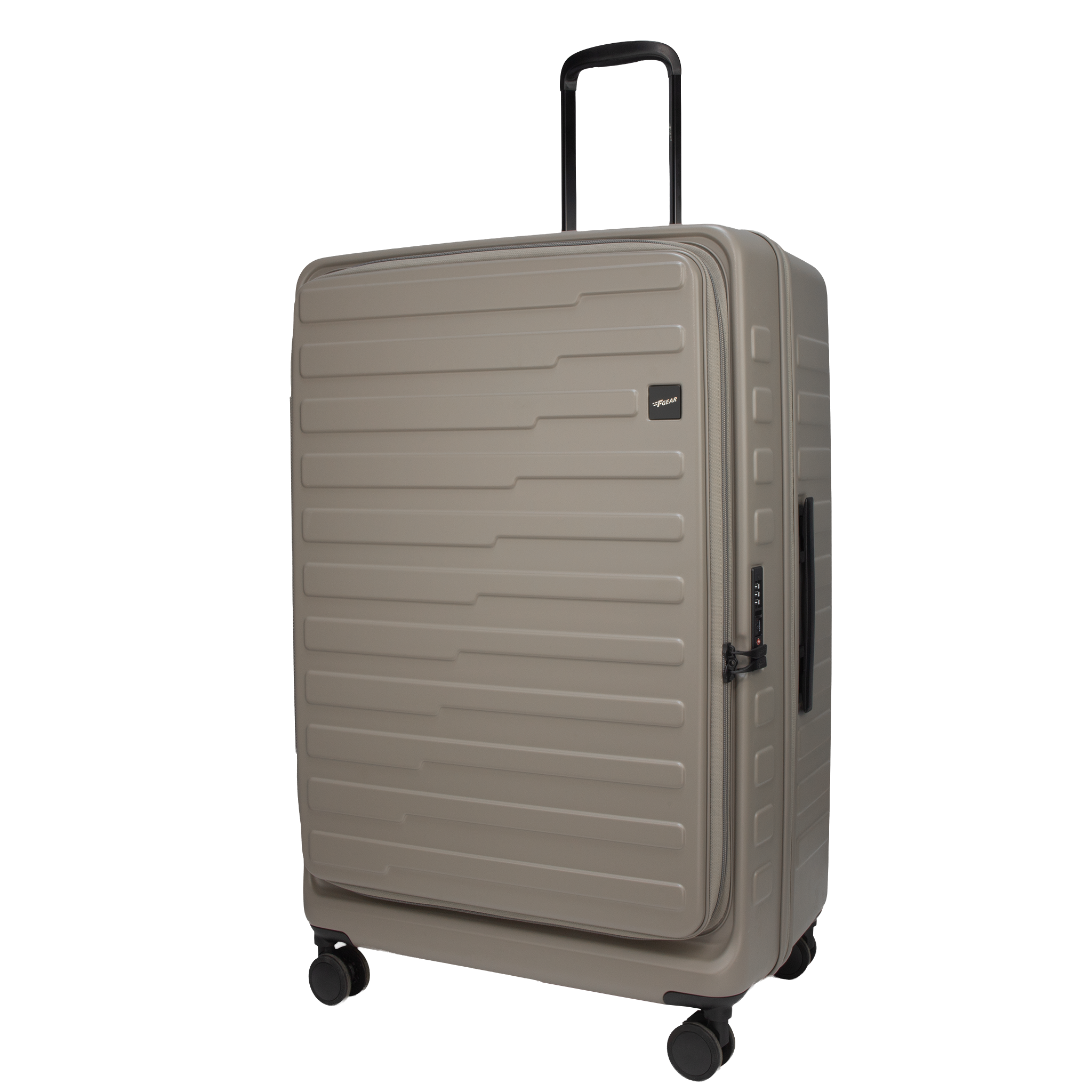 Sedona Large Taupe 79 cms Front-Opening Strolley