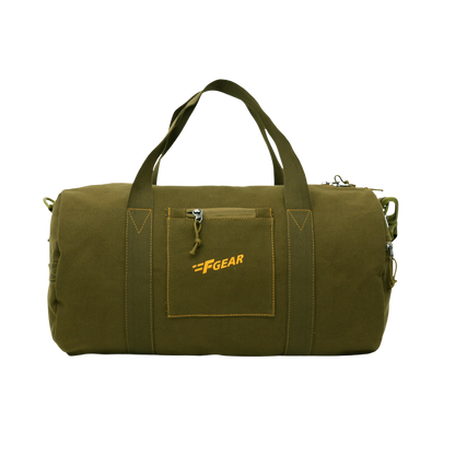Army 30L Canvas Olive Gym Bag