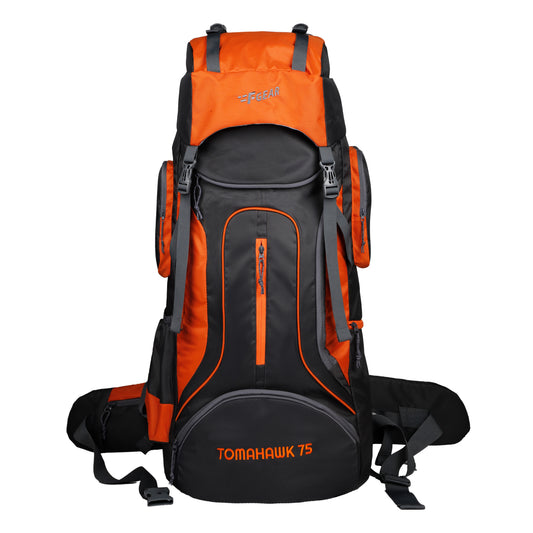 Tomahawk 75L Grey Orange Rucksack