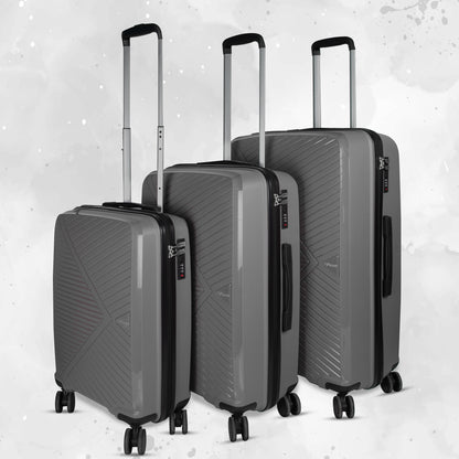 Eagle PP03 Grey Suitcase Set of 3