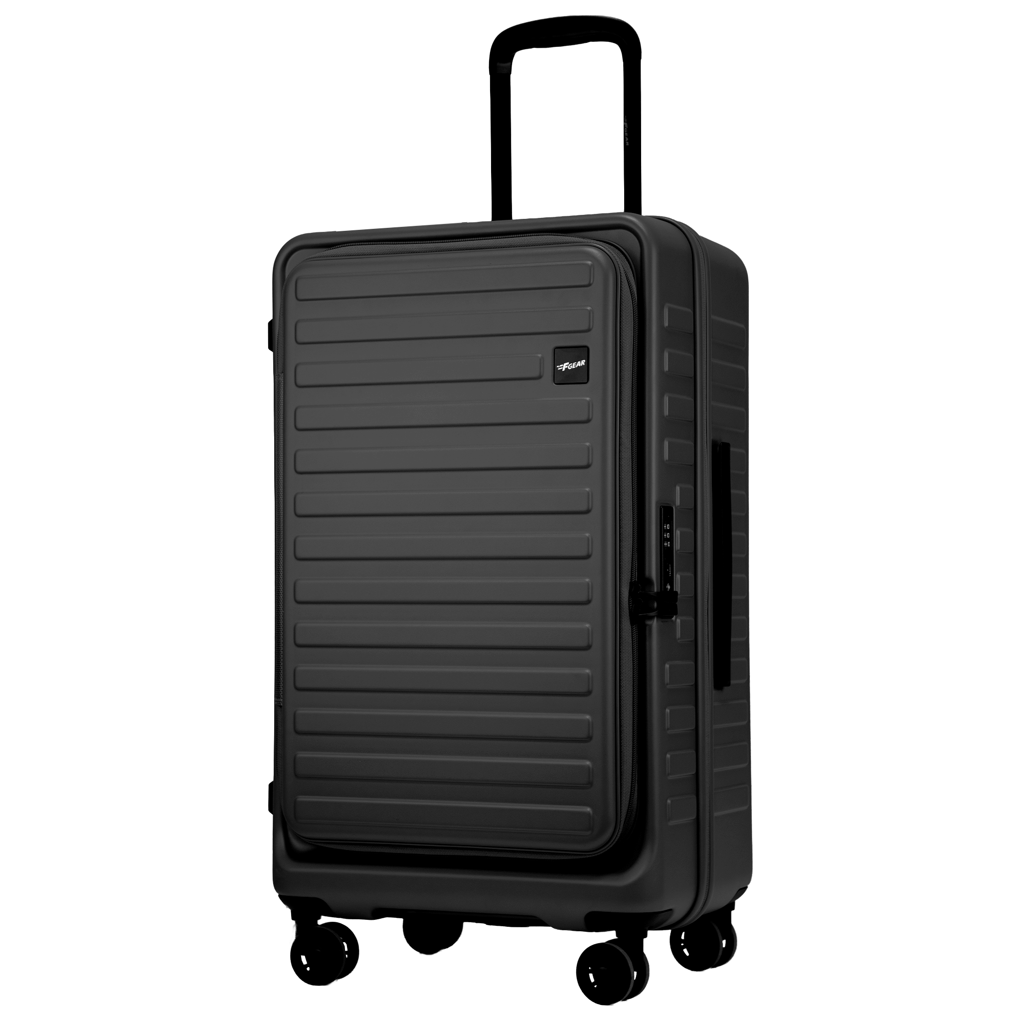 Windsor Steel Grey 68 cms Medium Front Opening Trunk-Style Check-in Strolley with Expander
