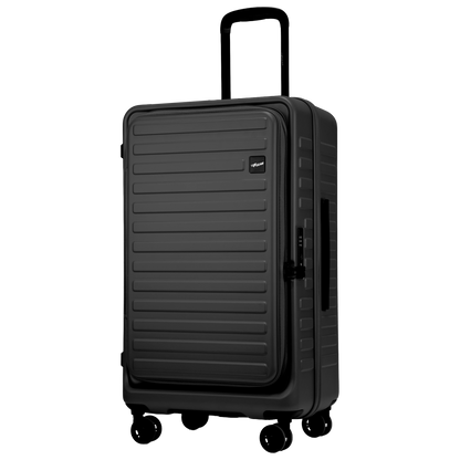 Windsor Steel Grey 68 cms Medium Front Opening Trunk-Style Check-in Strolley with Expander