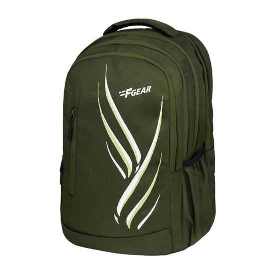 Poem 30L Army Green Backpack With Raincover