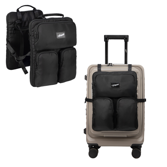 Lyon Black Over Luggage Organiser for Cabin Suitcase